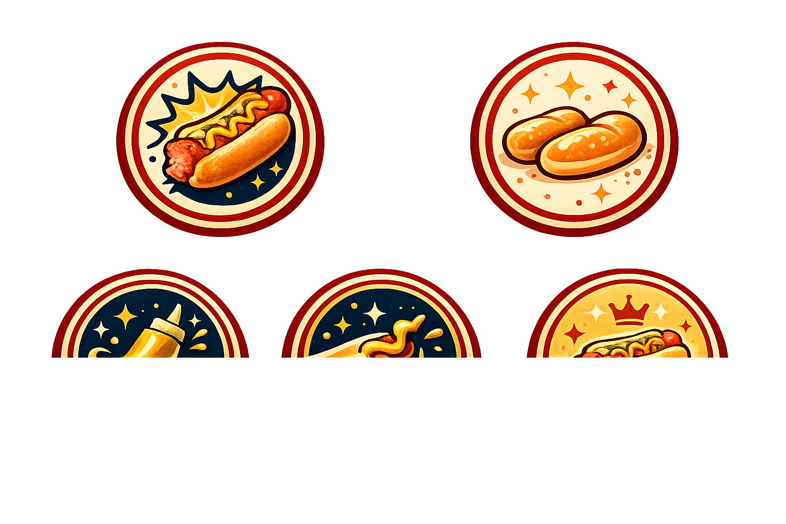 Glizzy badge collection